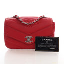 Chanel Mini Caviar Chevron ...