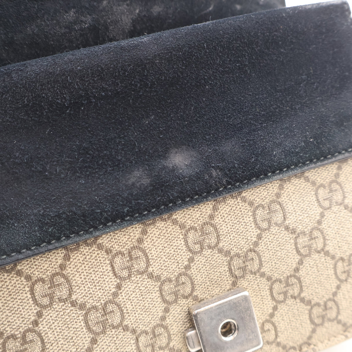 Pre-Owned Gucci Crossbody Bag Mini GG Canvas Dionysus, corner and edge detail, photo 16 of 19