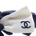Chanel Silk Bow Barrette