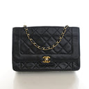 Chanel Vintage Lambskin Dia...