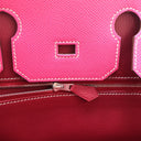 Hermes Rose Tyrien Epsom Ca...