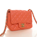 Chanel Mini Lambskin Square...