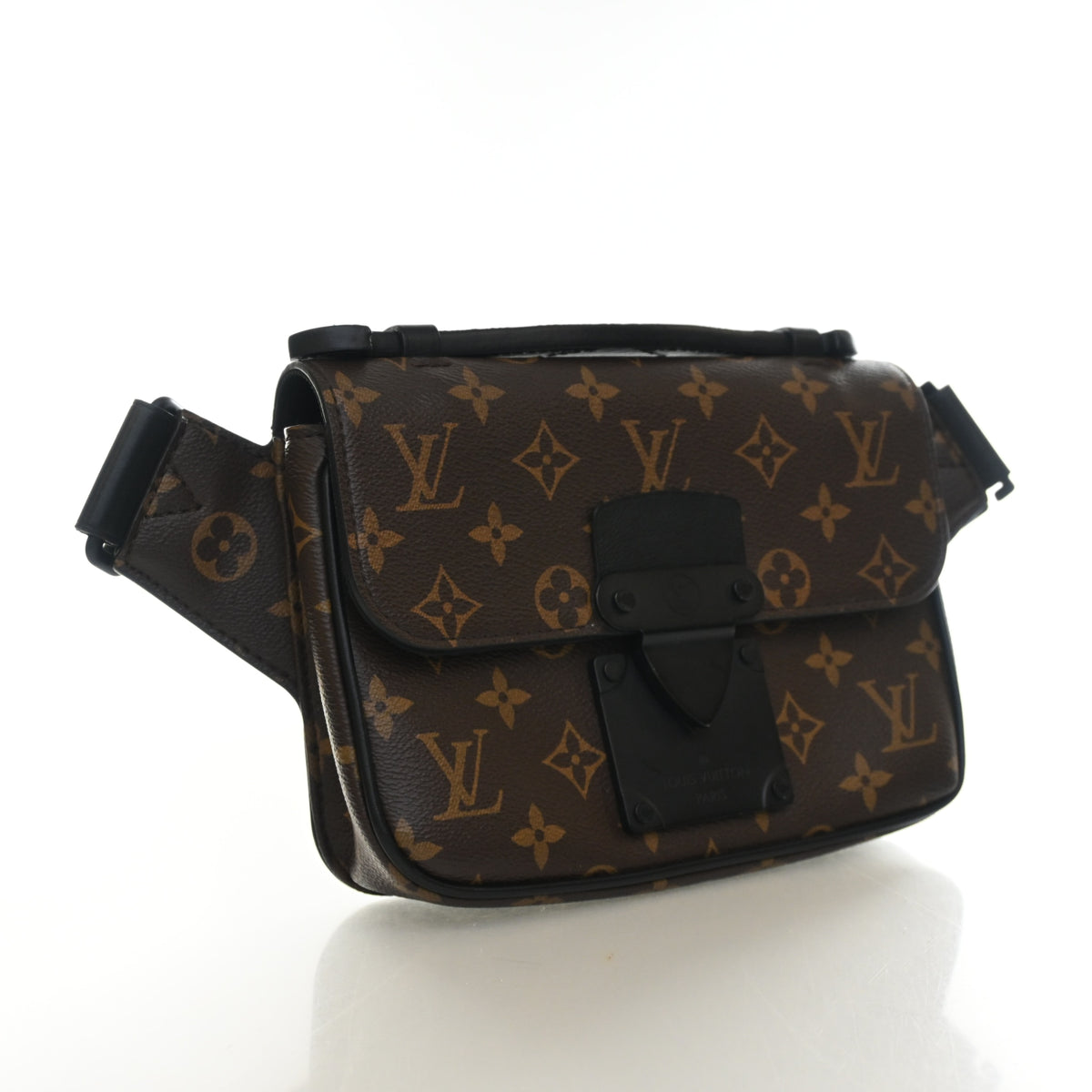 Louis Vuitton Monogram Macassar S Lock Waist Bag, photo 2 of 13