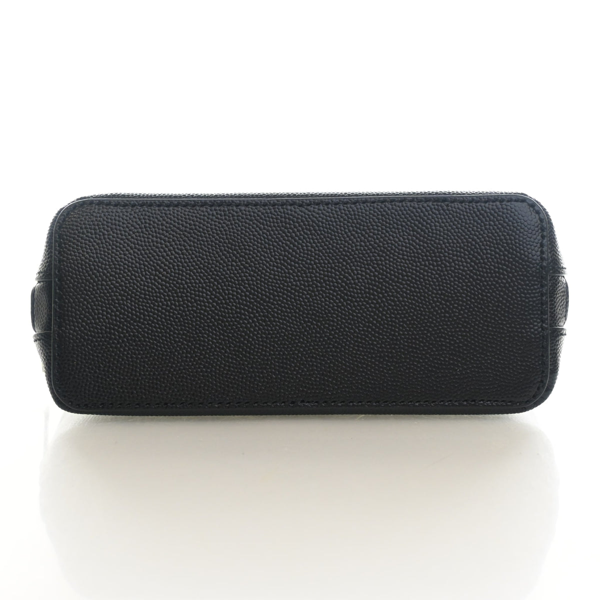 Pre-Owned Saint Laurent Calfskin Cosmetic Pouch, base and feet view, photo 9 of 13