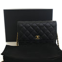 Chanel Caviar Turnlock Wall...