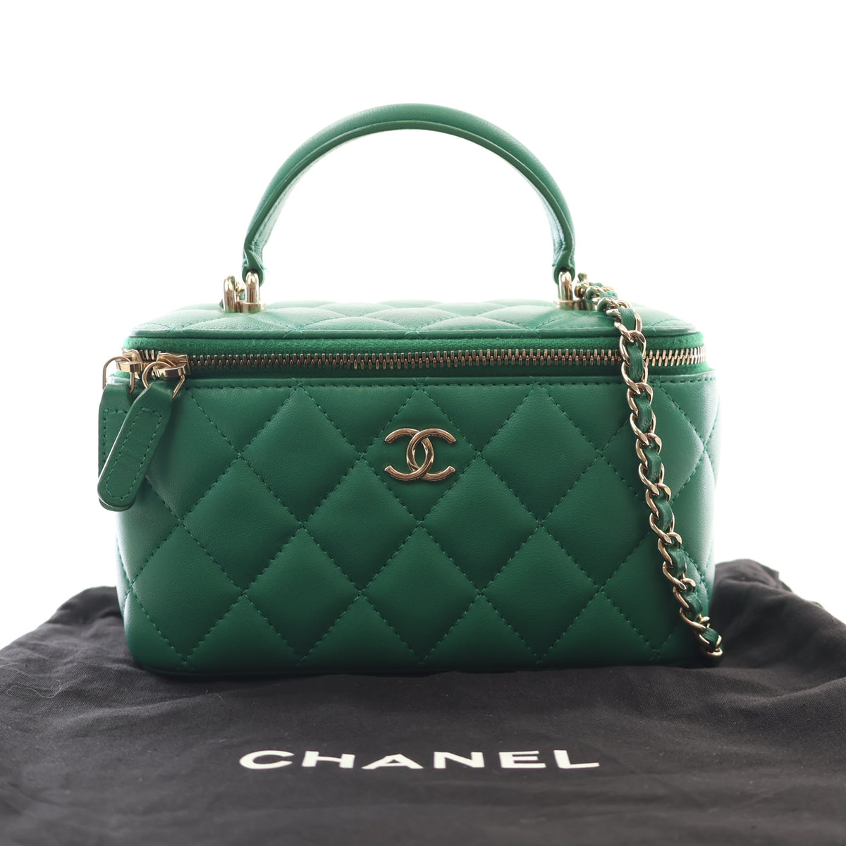 Chanel Lambskin Top Handle Vanity Case, photo 16 of 16