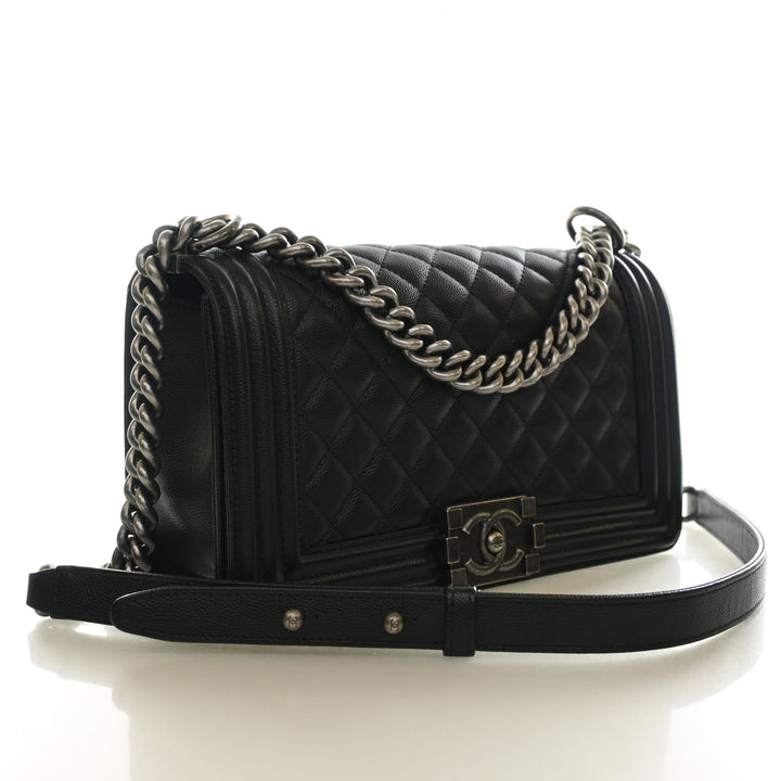 Chanel Medium Caviar Boy Bag