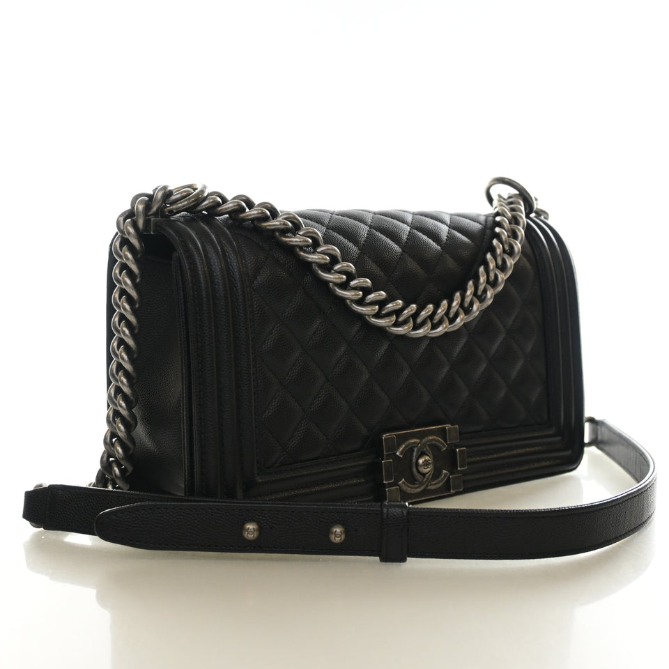 Chanel Medium Caviar Boy Bag