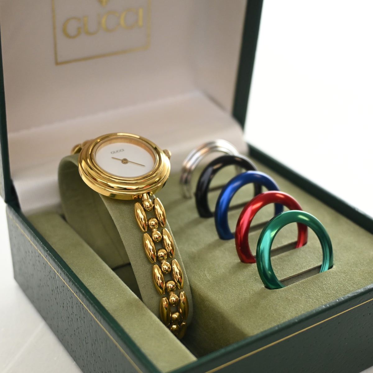 Gucci Rice Link Interchangeable Bezel Quartz Watch 26mm, photo 5 of 12
