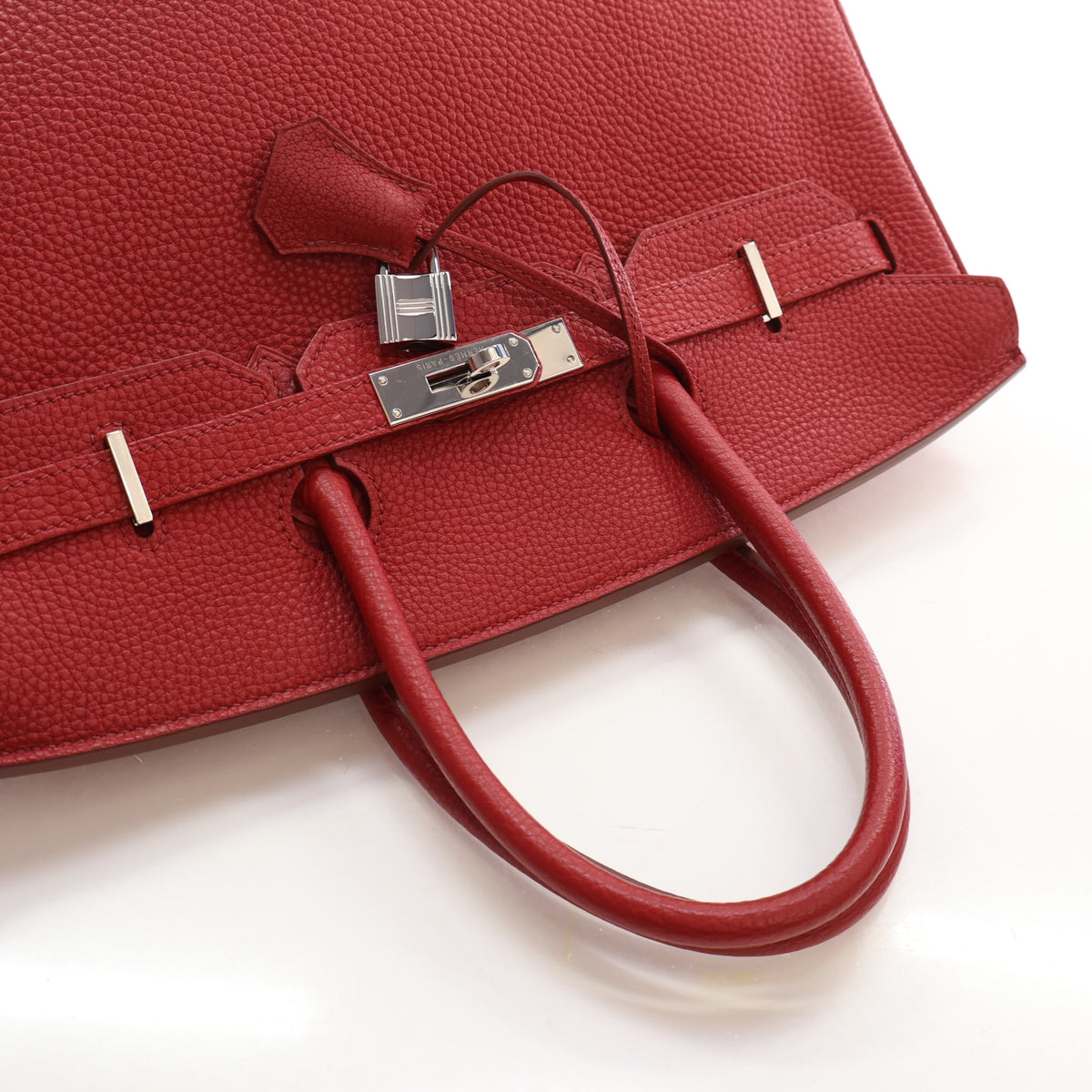 Hermes Rouge Garance Togo Birkin 35, photo 14 of 21