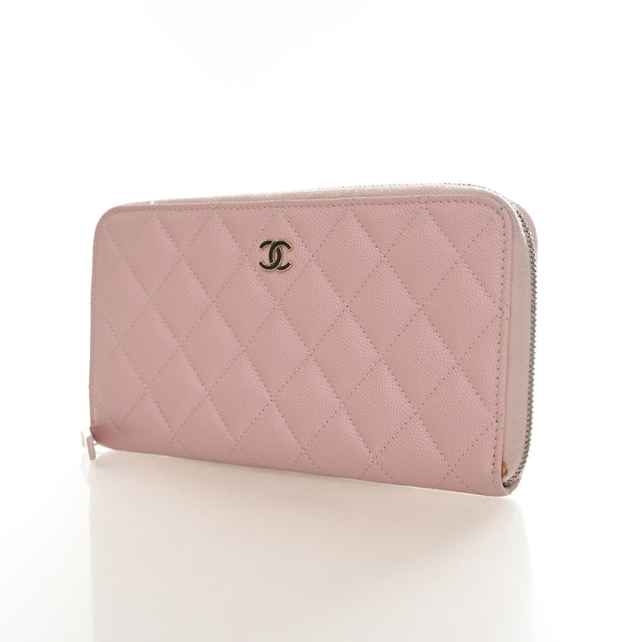 Chanel Caviar Long Zippy Wallet