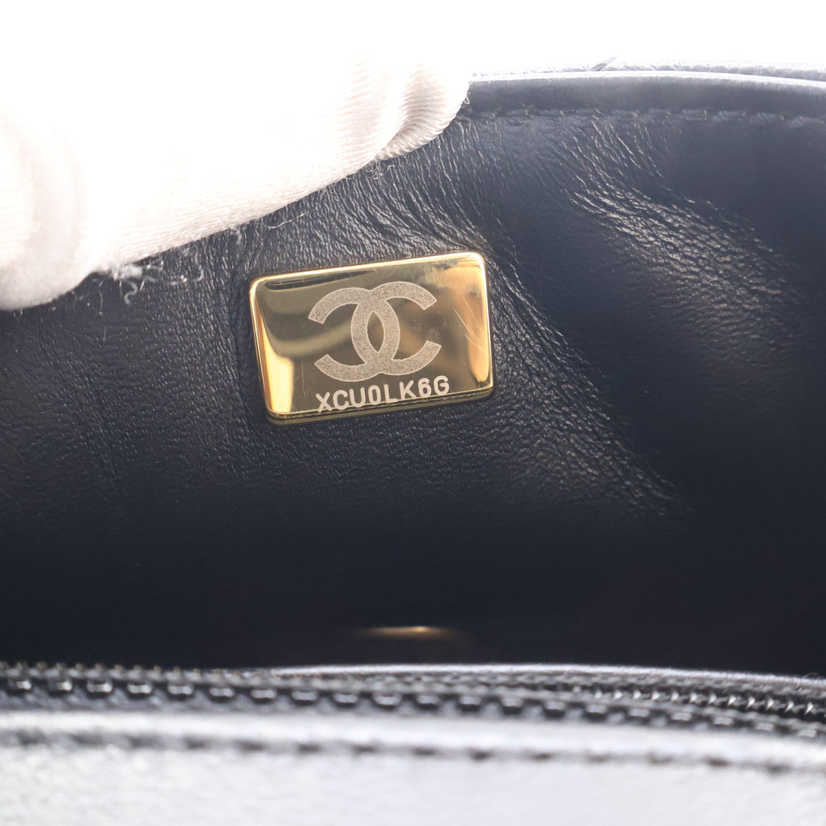Chanel Mini Lambskin Square Classic Flap Bag, photo 17 of 18