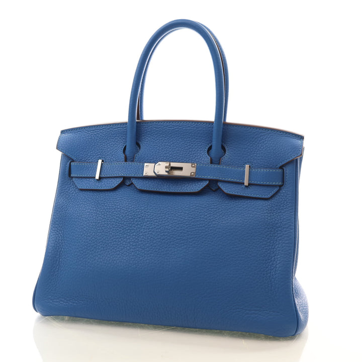Hermes Vintage Mykonos Clemence Birkin 30