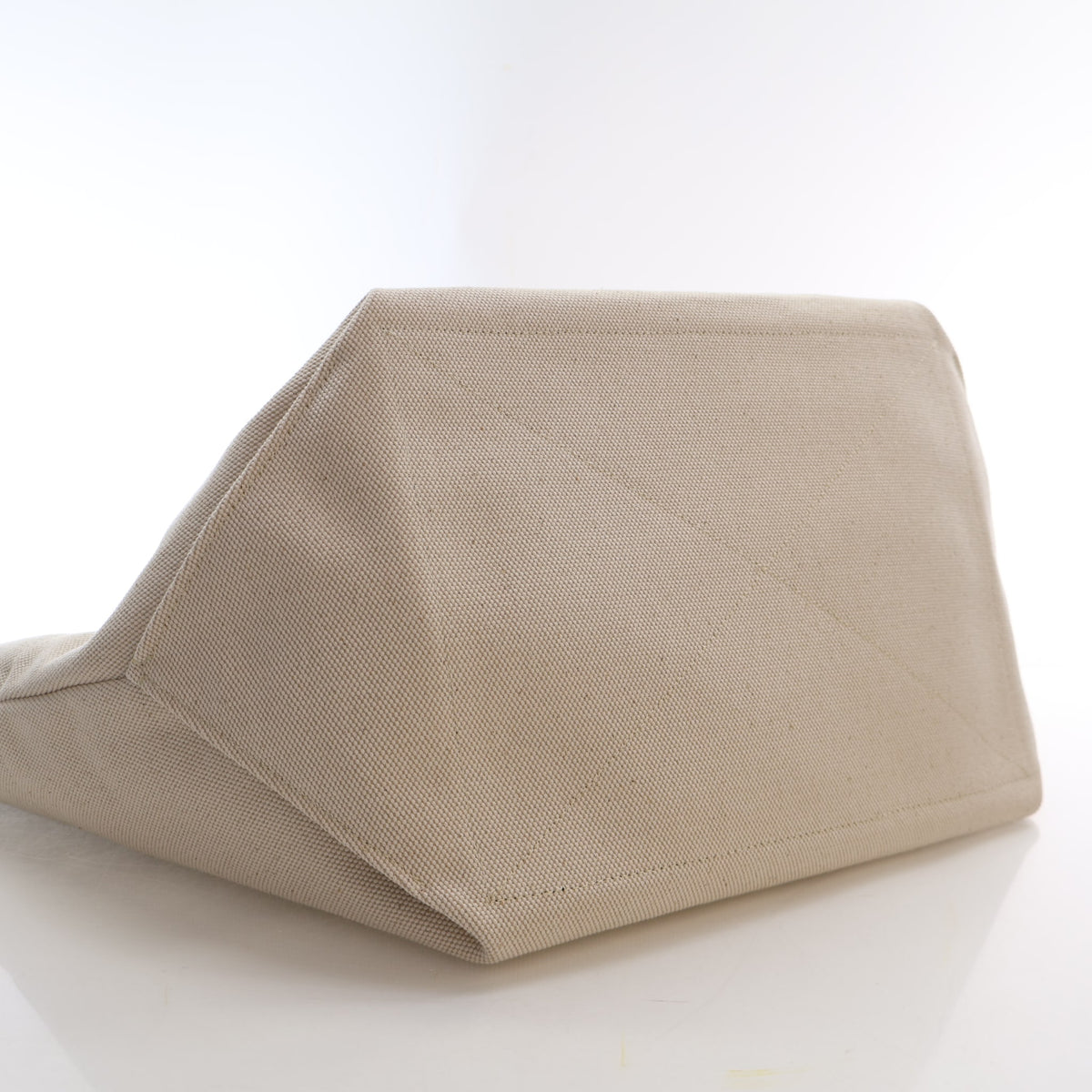 Pre-Owned Chanel Tote Large Canvas, base and feet view