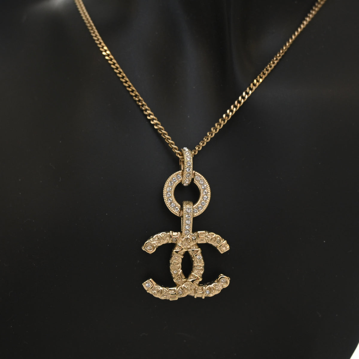 Chanel Crystal Drop CC Pendant Necklace, photo 6 of 10