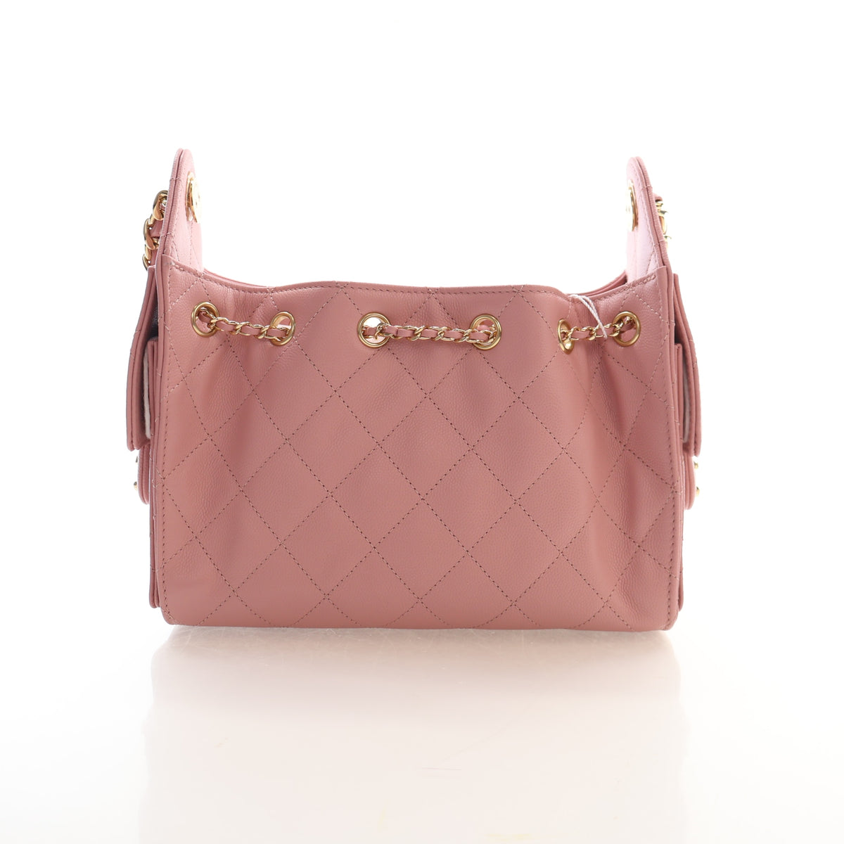 Pre-Owned Chanel Hobo Mini Caviar Leather 25, front view, photo 11 of 16