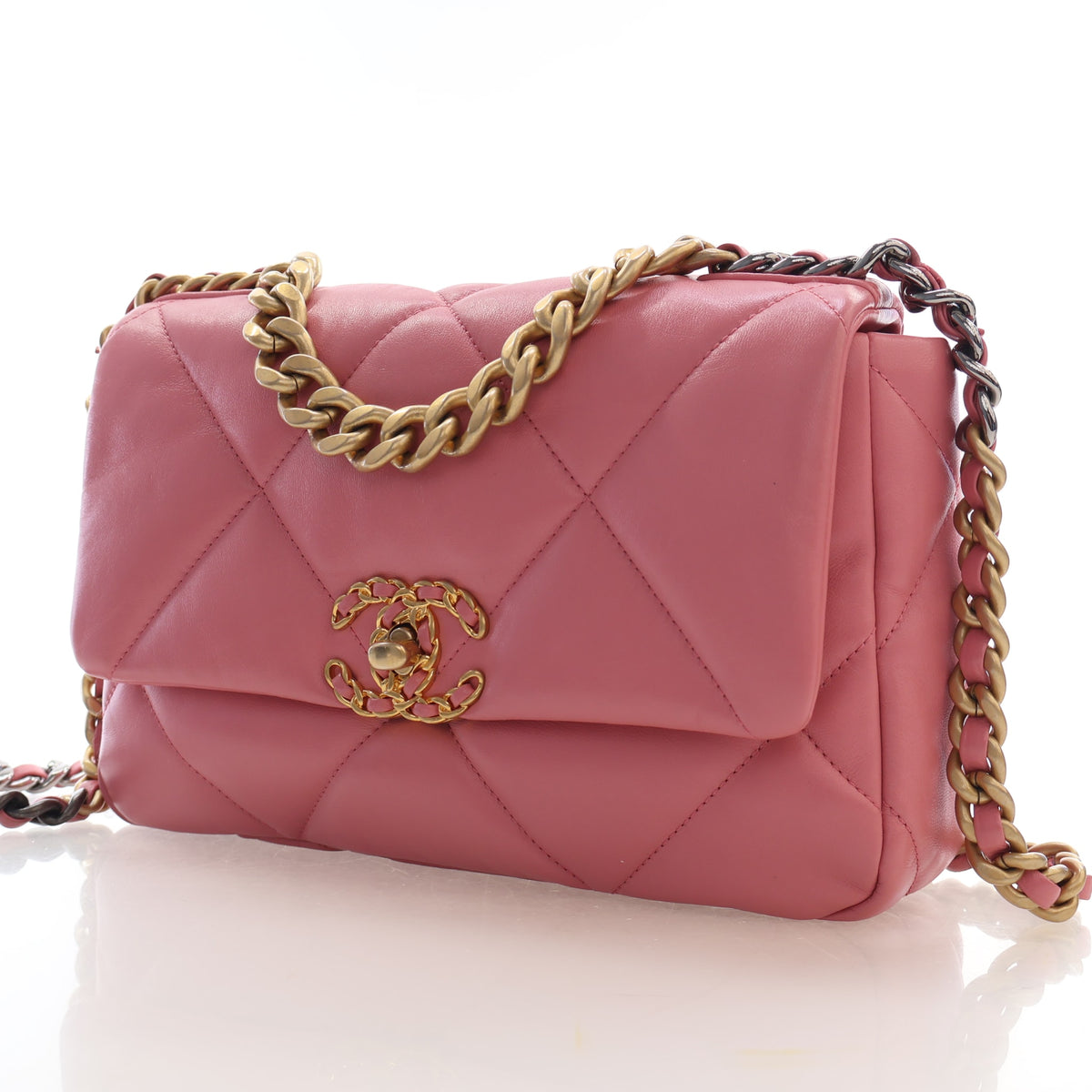 Chanel Medium Lambskin 19 Flap Bag, photo 3 of 17