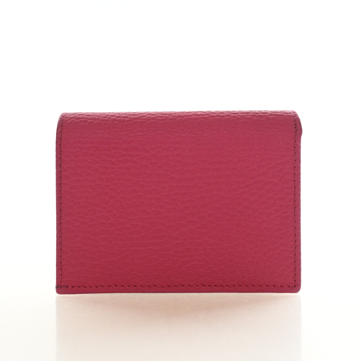Pre-Owned Gucci Marmont Small Calfskin GG Wallet, front view, photo 10 of 17