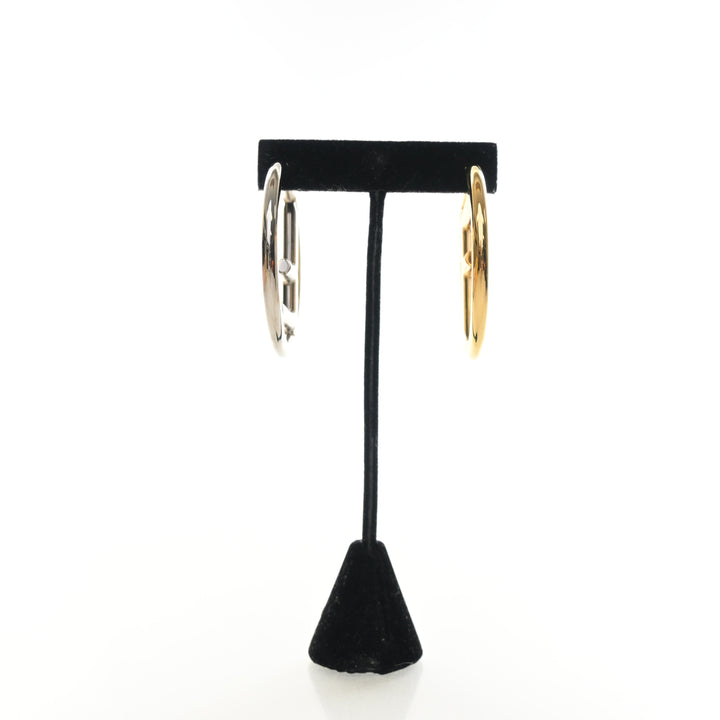 Fendi F Is Fendi Hoop Earrings