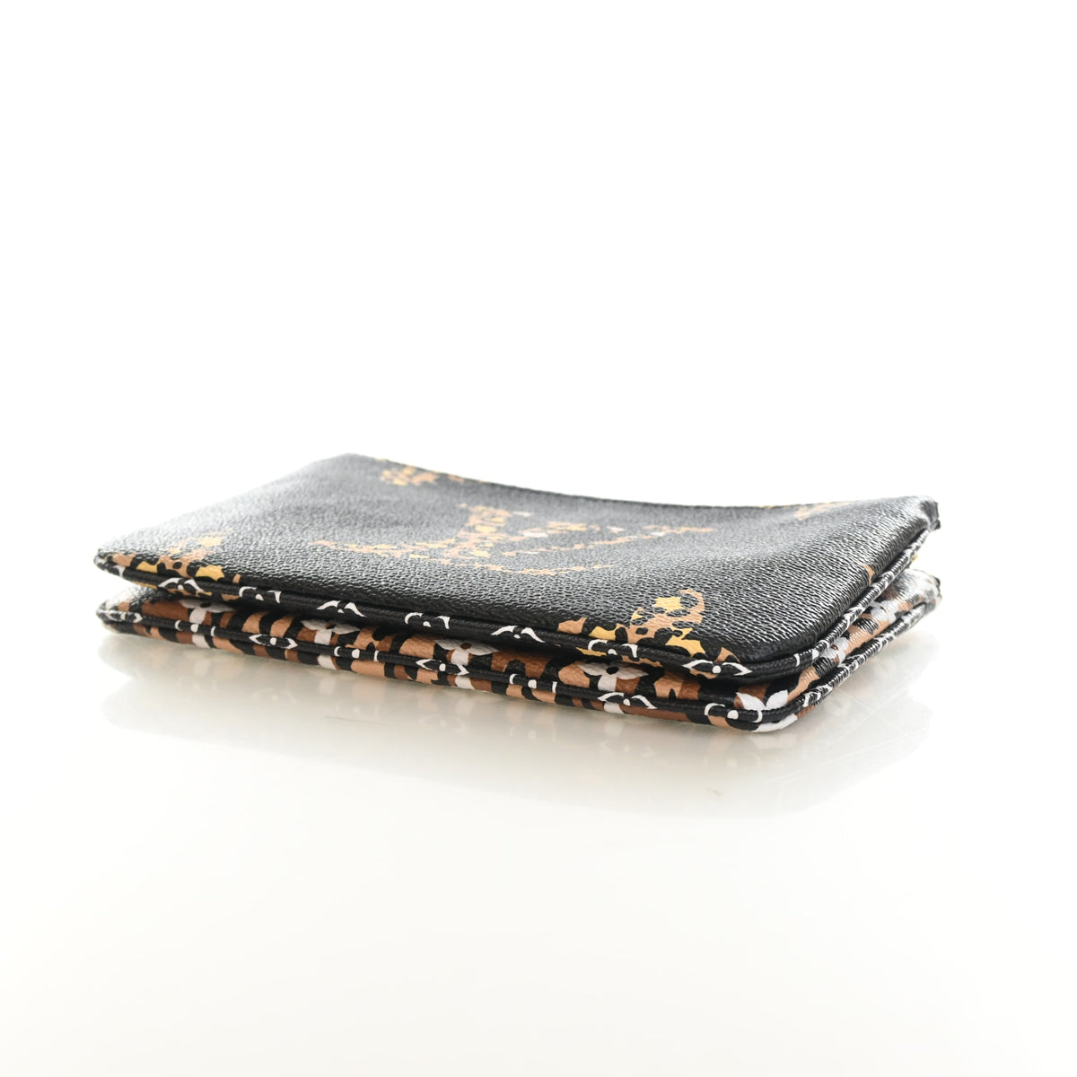Pre-Owned Louis Vuitton Pochette Monogram Jungle Double Zip, side view