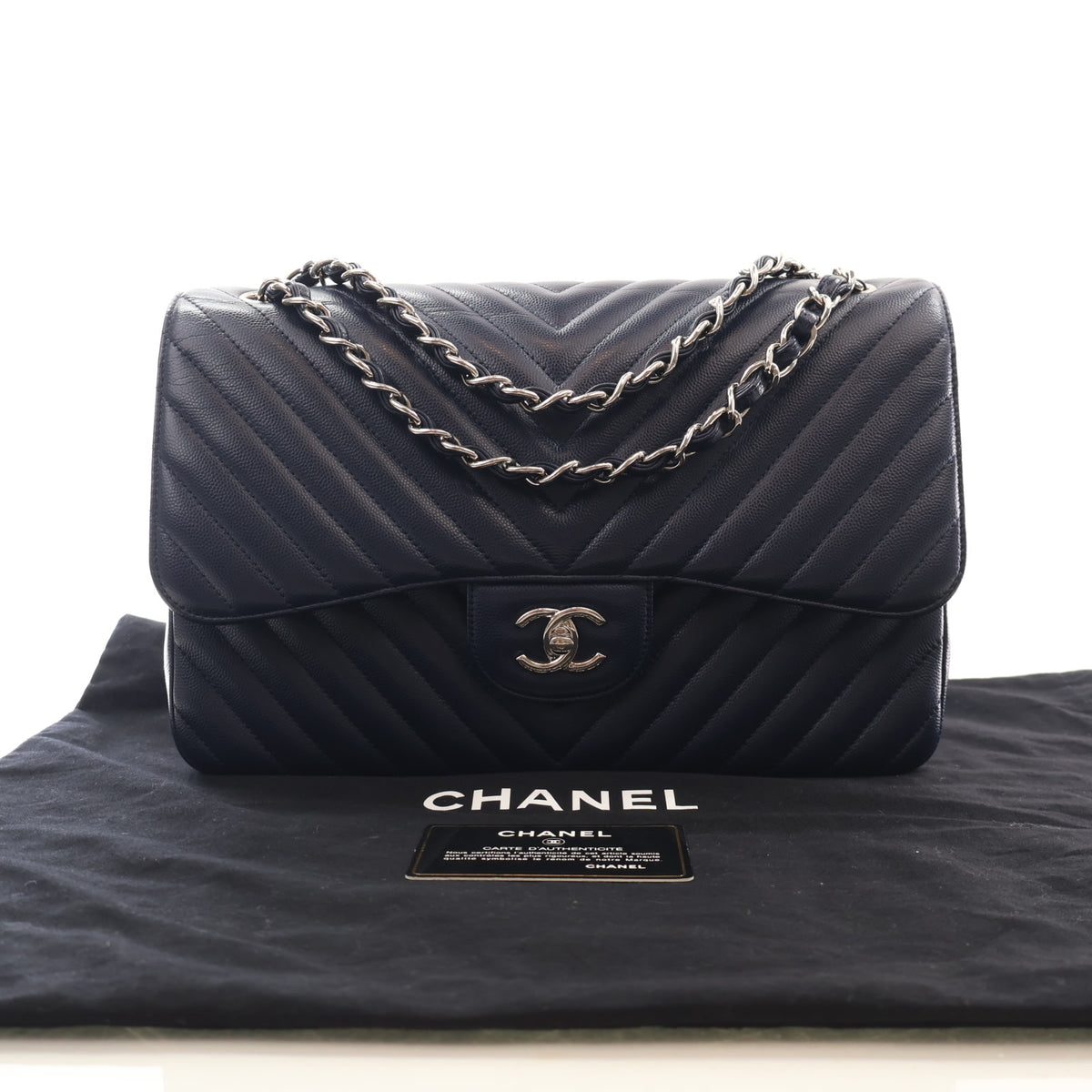Chanel Jumbo Caviar Double Flap Bag, photo 20 of 20