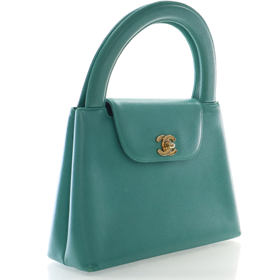 Chanel Mini Caviar Vintage Kelly Shopper Bag