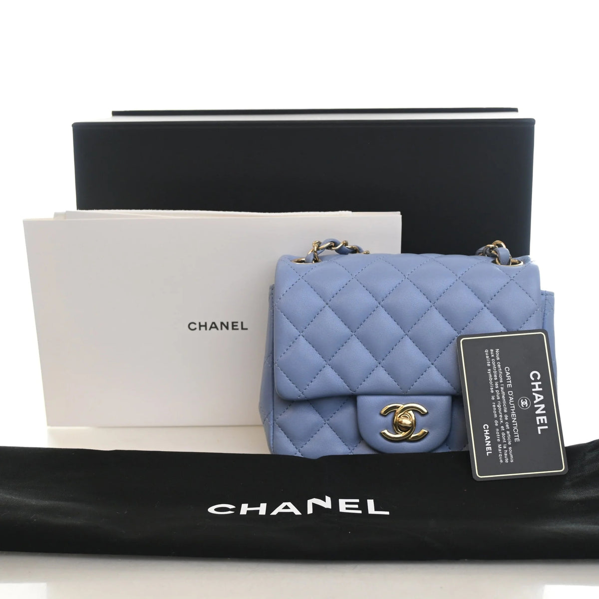 Chanel Mini Lambskin Square Classic Flap Bag, photo 17 of 17