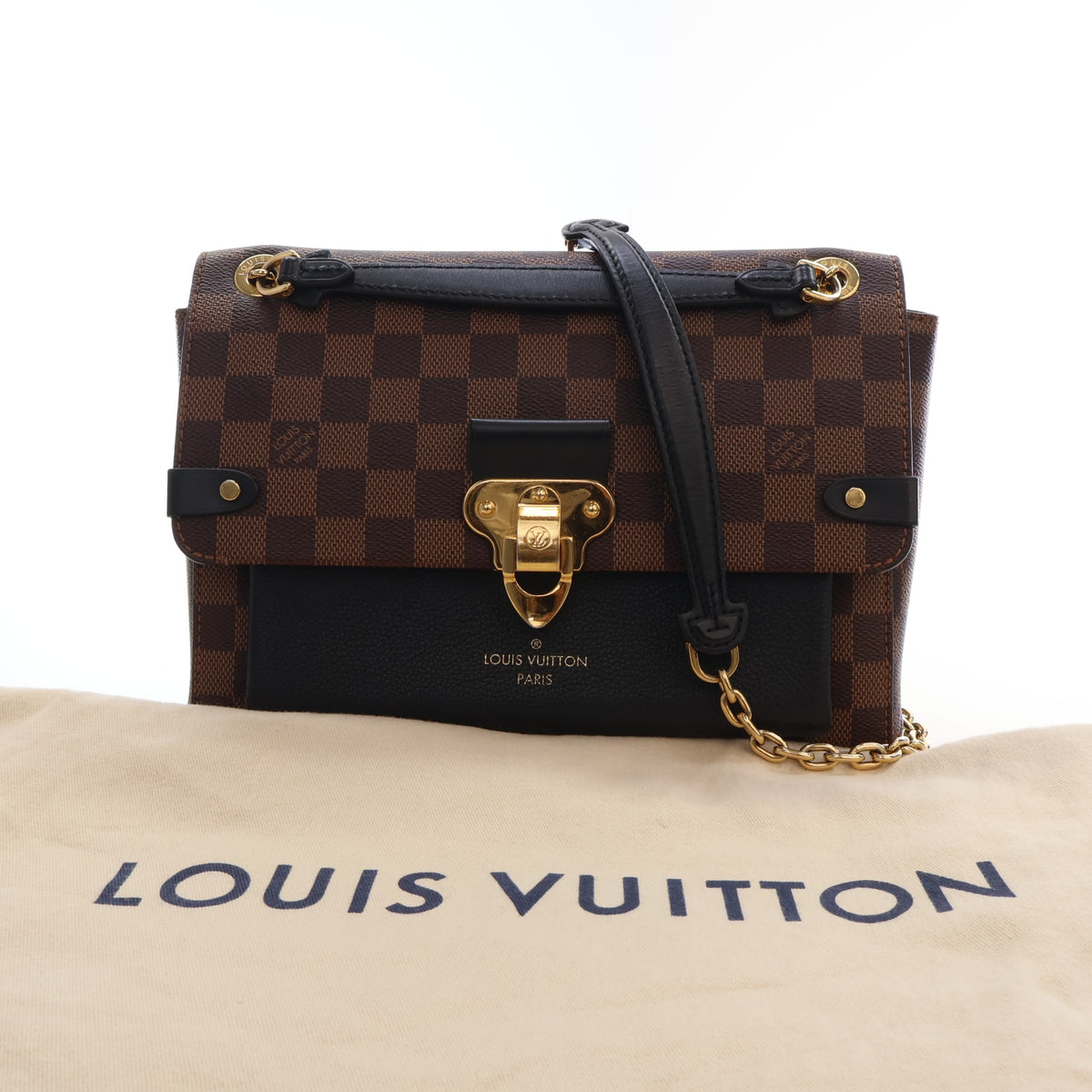 Pre-Owned Louis Vuitton PM Damier Ebene Vavin, front view