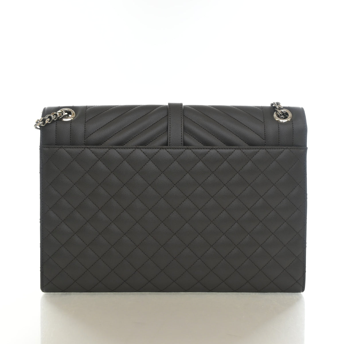 Saint Laurent Large Calfskin Envelope Flap Bag, photo 10 of 13