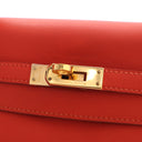 Hermes Rouge Pivoine Swift ...