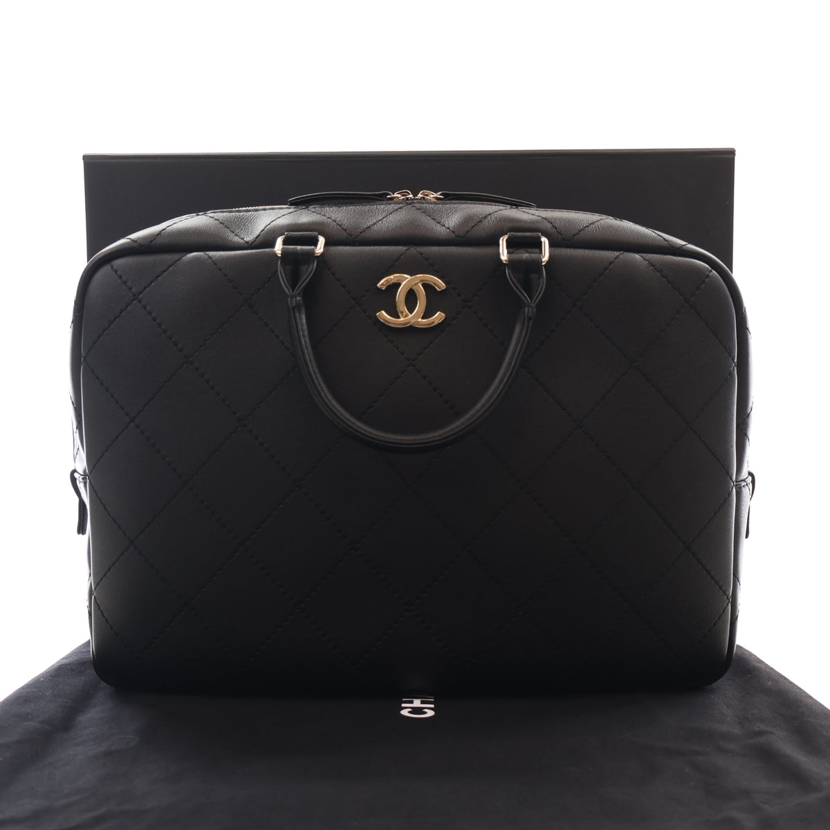 Chanel Lambskin Bowling Bag, photo 19 of 19