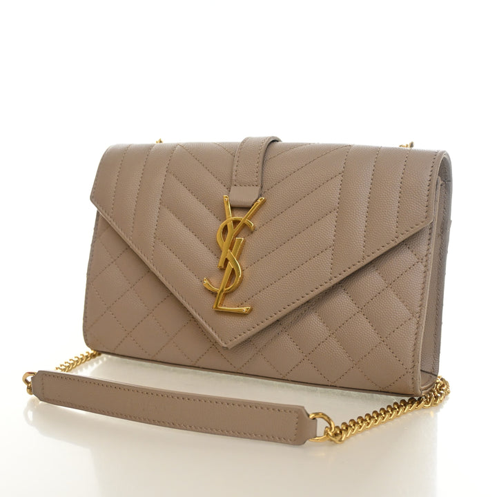 Saint Laurent Small Calfskin Envelope Bag