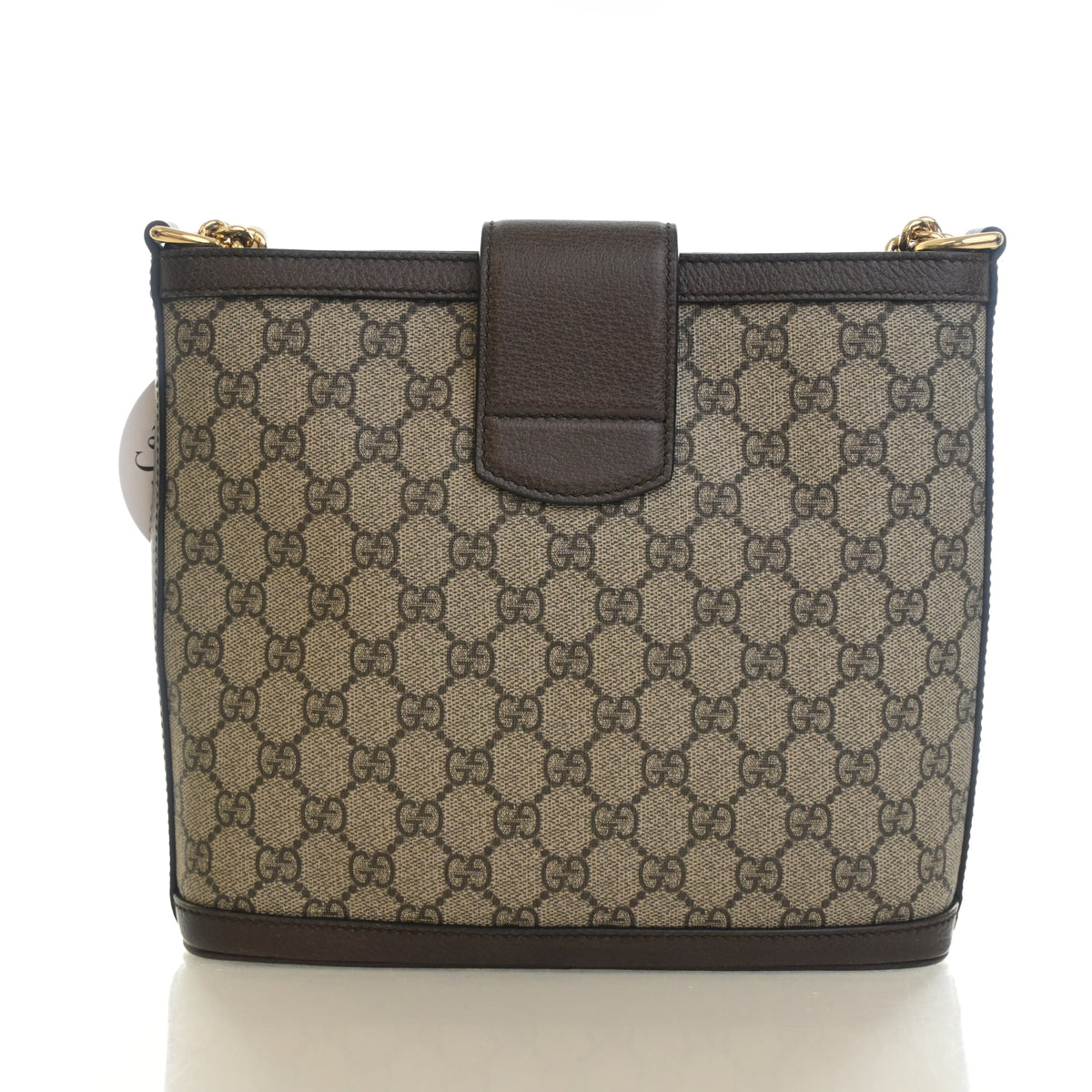 Pre-Owned Gucci Bucket Bag GG Supreme Dionysus, front view, photo 10 of 12
