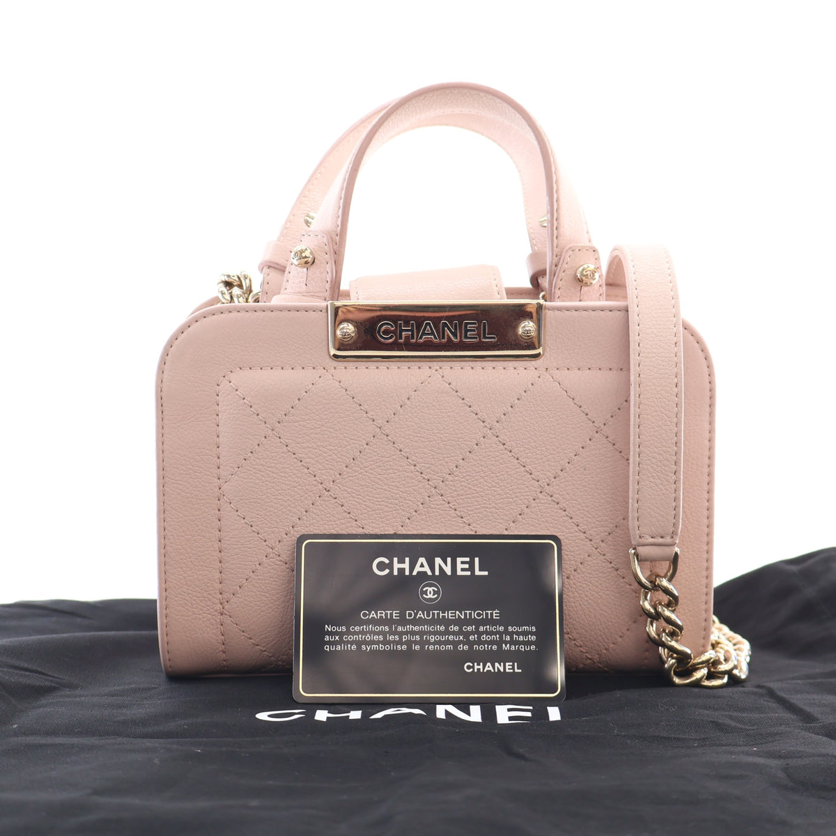 Chanel Mini Calfskin Label Click Shopper Tote, photo 20 of 20