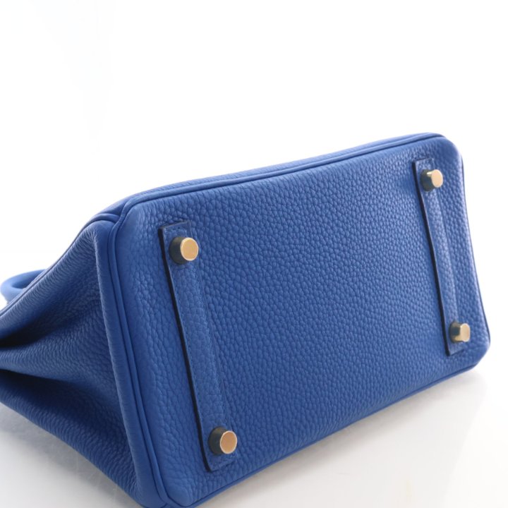 Hermes Bleu France Togo Birkin 25, photo 6 of 20