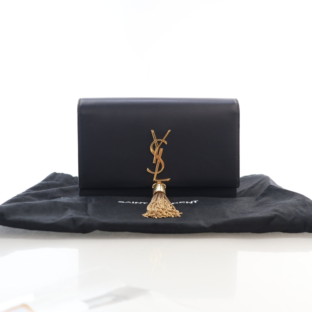Saint Laurent Small Calfskin Kate Tassle Bag, photo 14 of 14