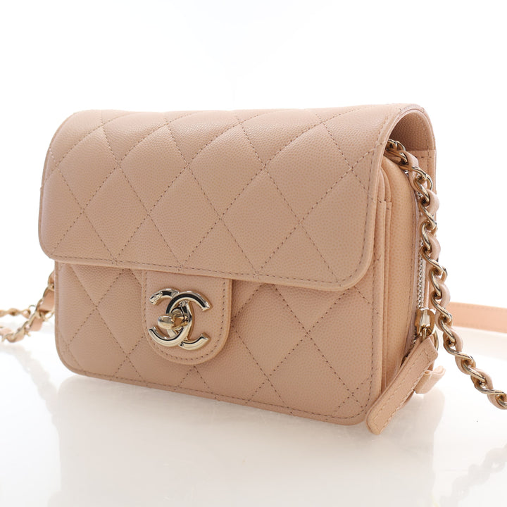 Chanel Mini Caviar Like a Wallet Flap Bag