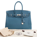 Hermes Blue Jean Togo Birki...