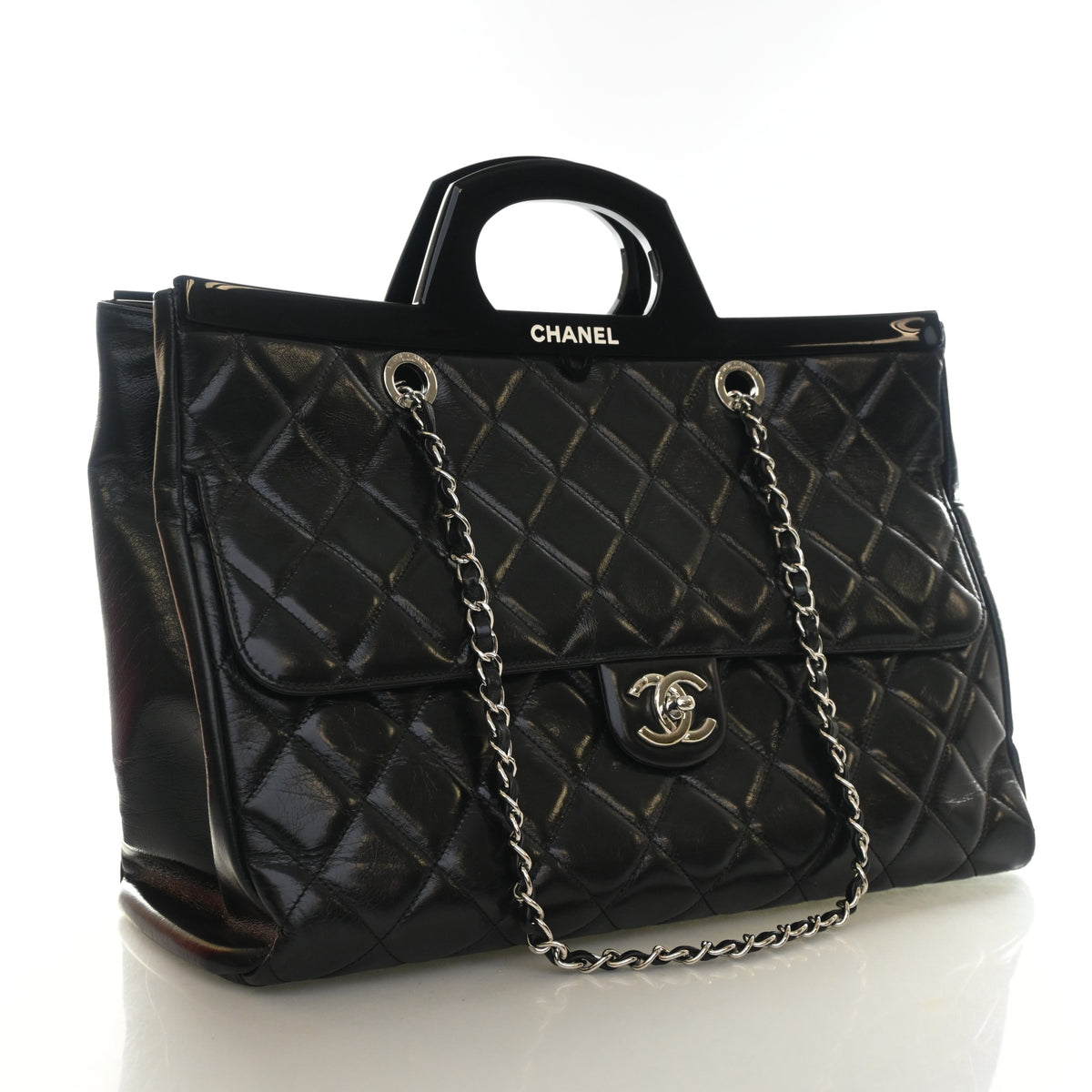 Chanel Glazed Calfskin CC Delivery Tote, photo 2 of 14