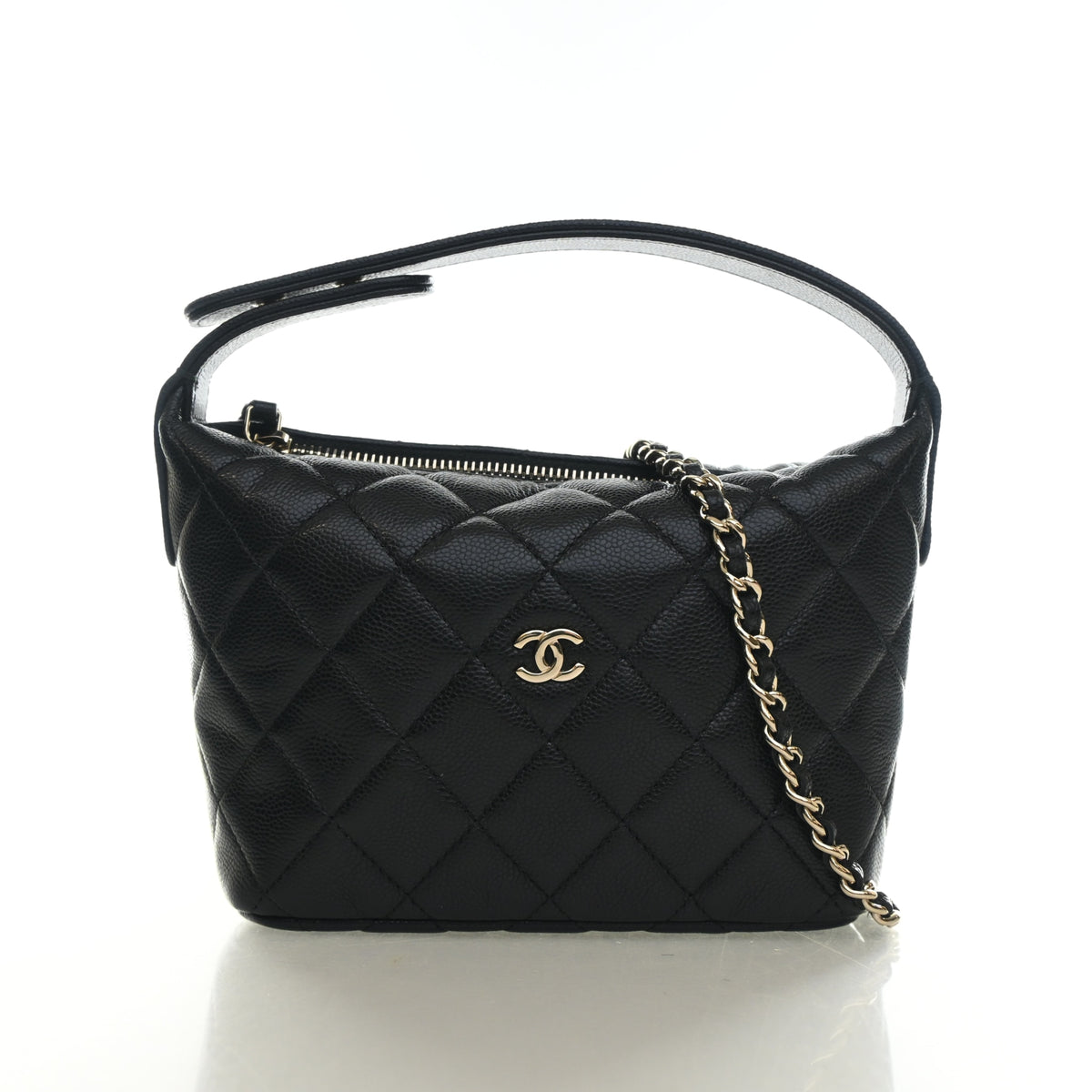 Chanel Mini Caviar Hobo Clutch With Chain, photo 1 of 15