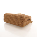 Chanel Nano Raffia Kelly Sh...
