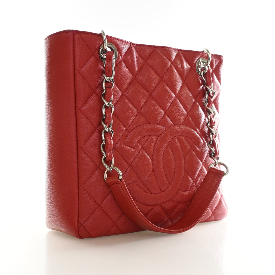 Chanel Caviar Petite Shopping Tote