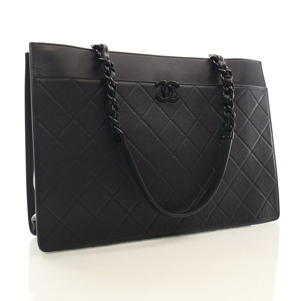Chanel Large Caviar My Everything Shopping Tote