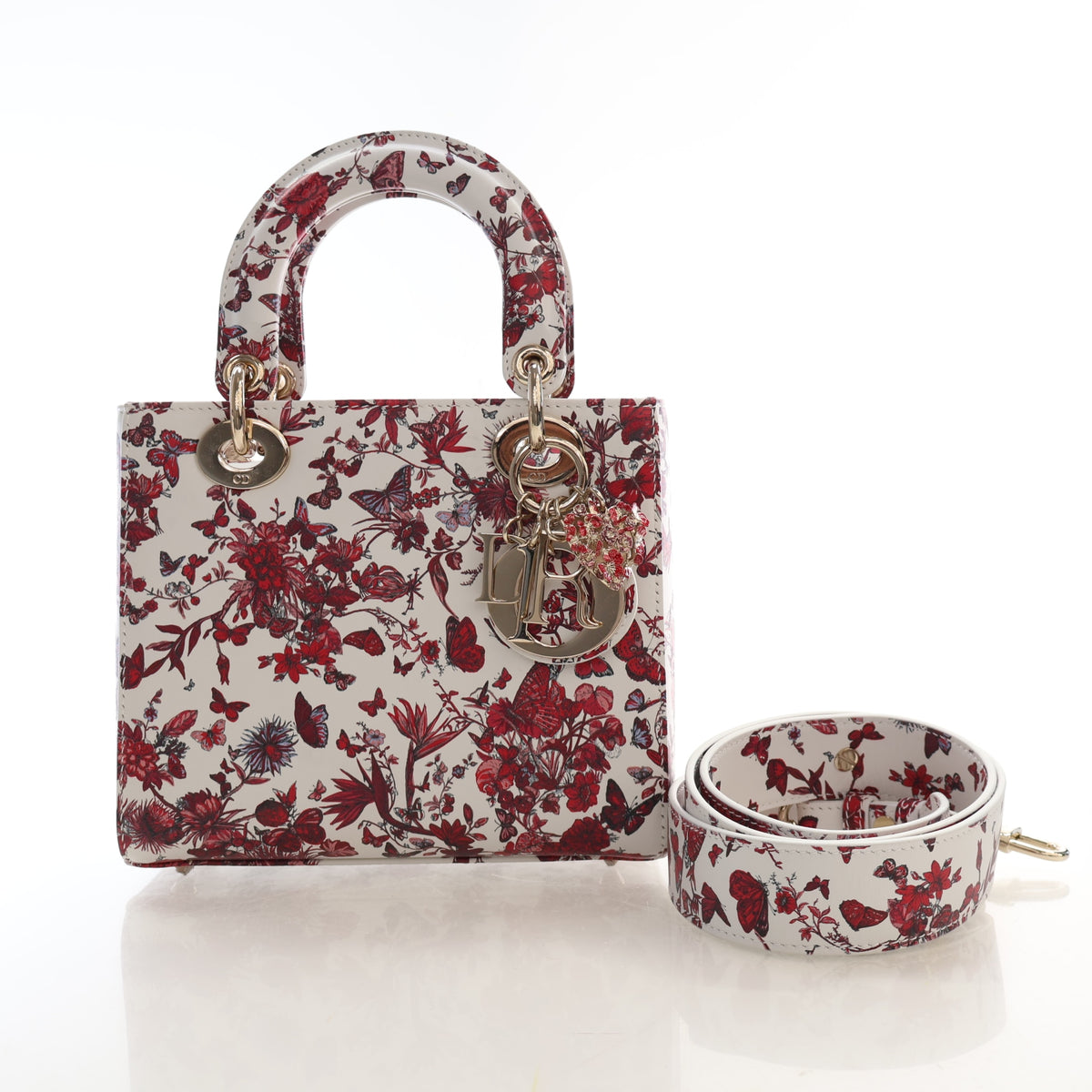 Pre-Owned Christian Dior Lady Dior Small Calfskin My Abcdior, front view, photo 18 of 18