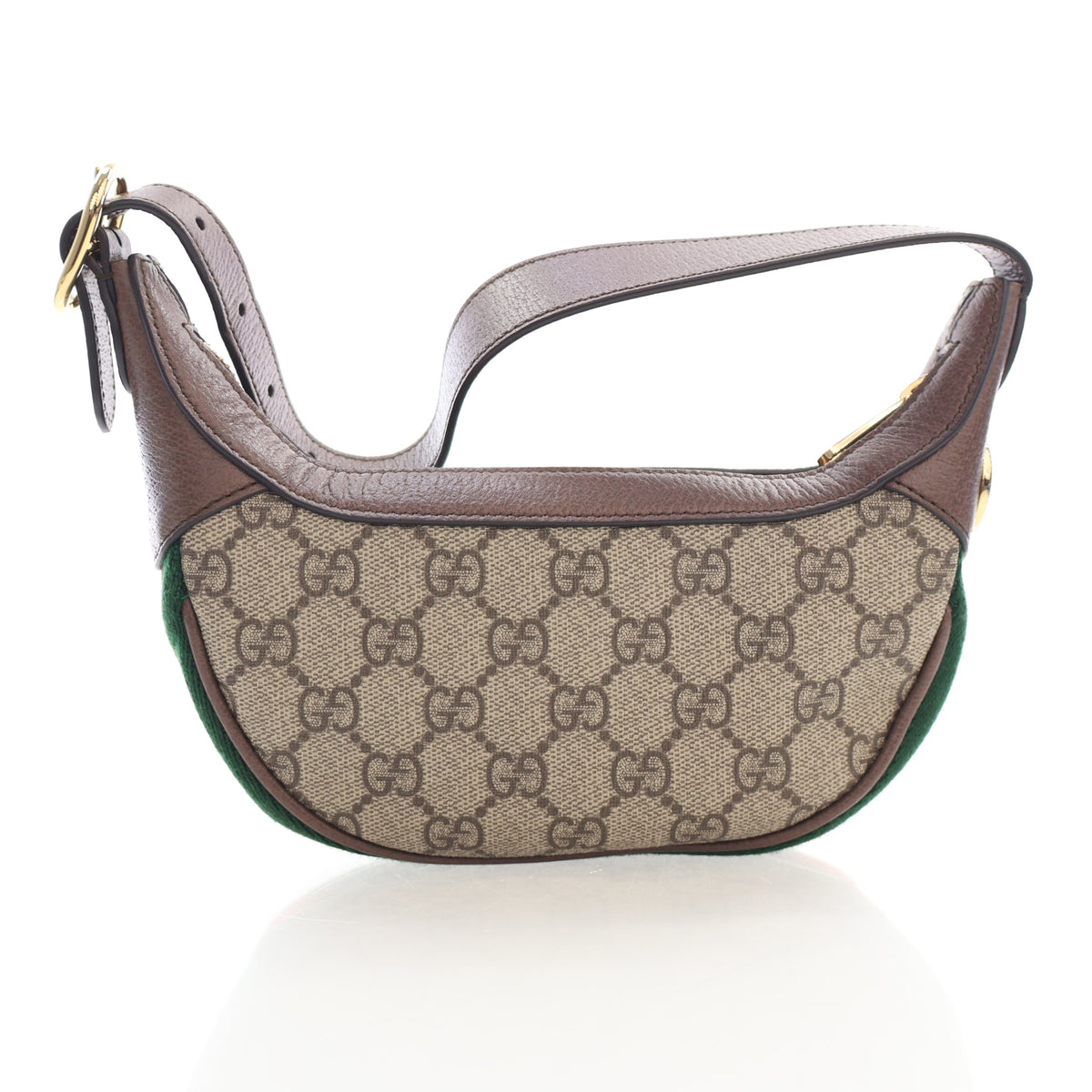 Gucci Mini GG Supreme Ophidia Half Moon Hobo, photo 11 of 16
