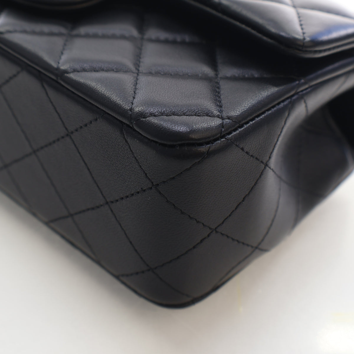 Chanel Mini Lambskin Rectangular Top Handle Classic Flap Bag, photo 8 of 17