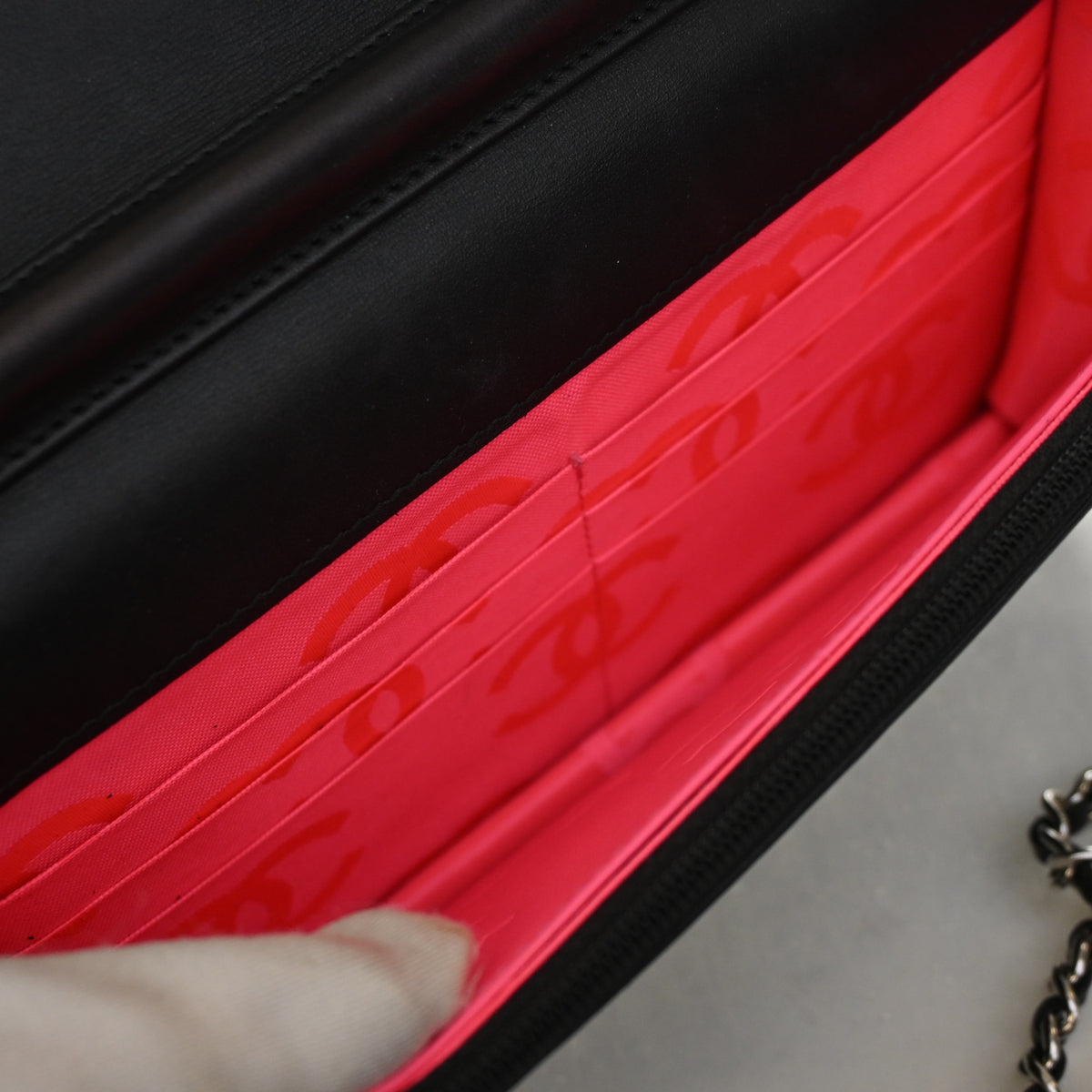 Chanel Calfskin Cambon Ligne Wallet On Chain (WOC), photo 11 of 17