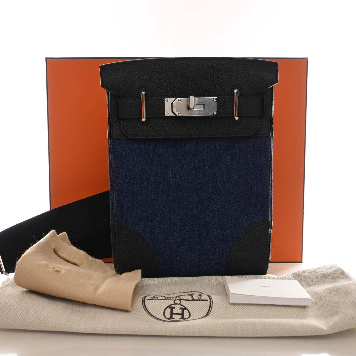 Hermes Noir Denim Hac A Dos PM, photo 14 of 14