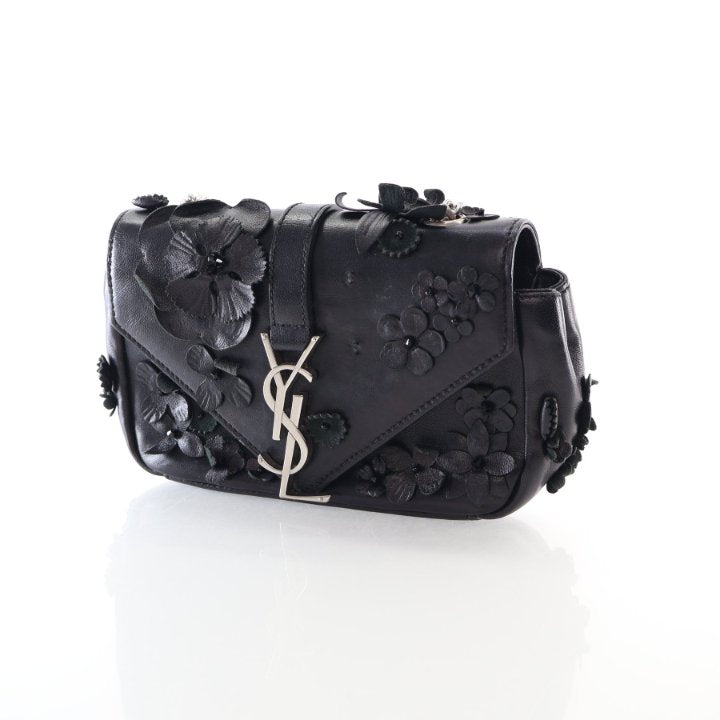 Saint Laurent Baby Floral Applique Monogram Chain Bag, photo 3 of 15