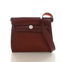 Hermes Rouge H Toile Mini H...